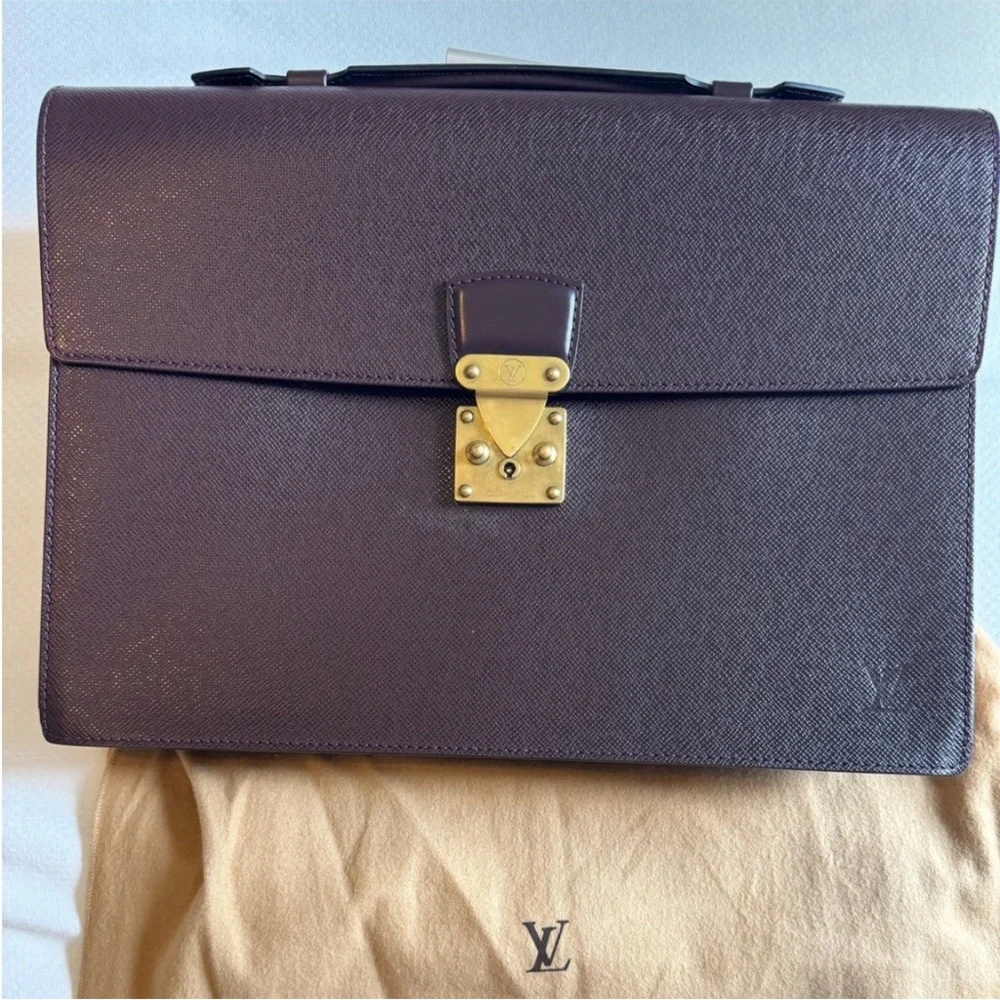 Auth Louis Vuitton unisex business LV unisex briefcase with convertible strap - Picture 13 of 14